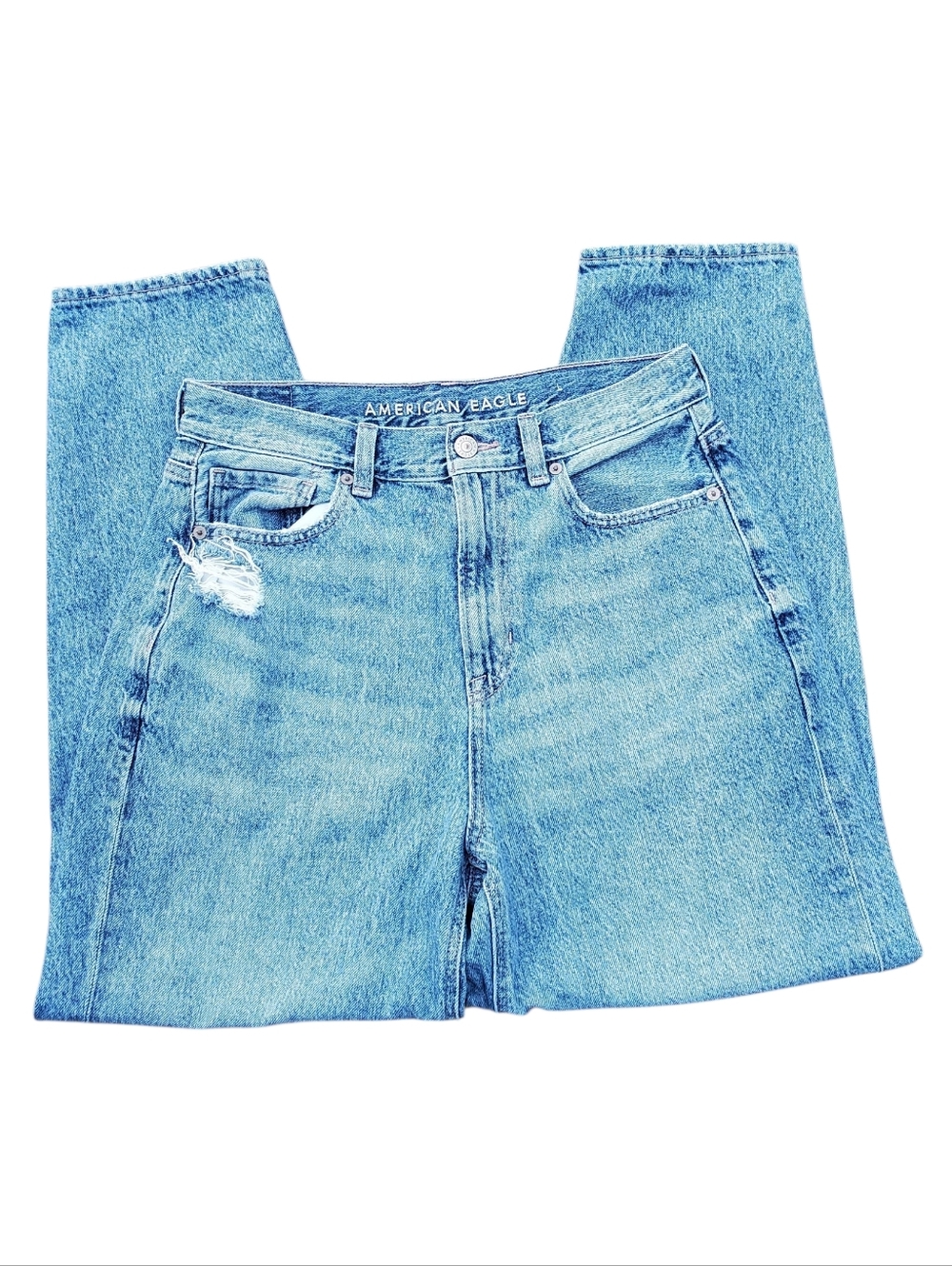 American Eagle Size 8 High-Waisted Relaxed Mom Jean - Picture 5 of 13